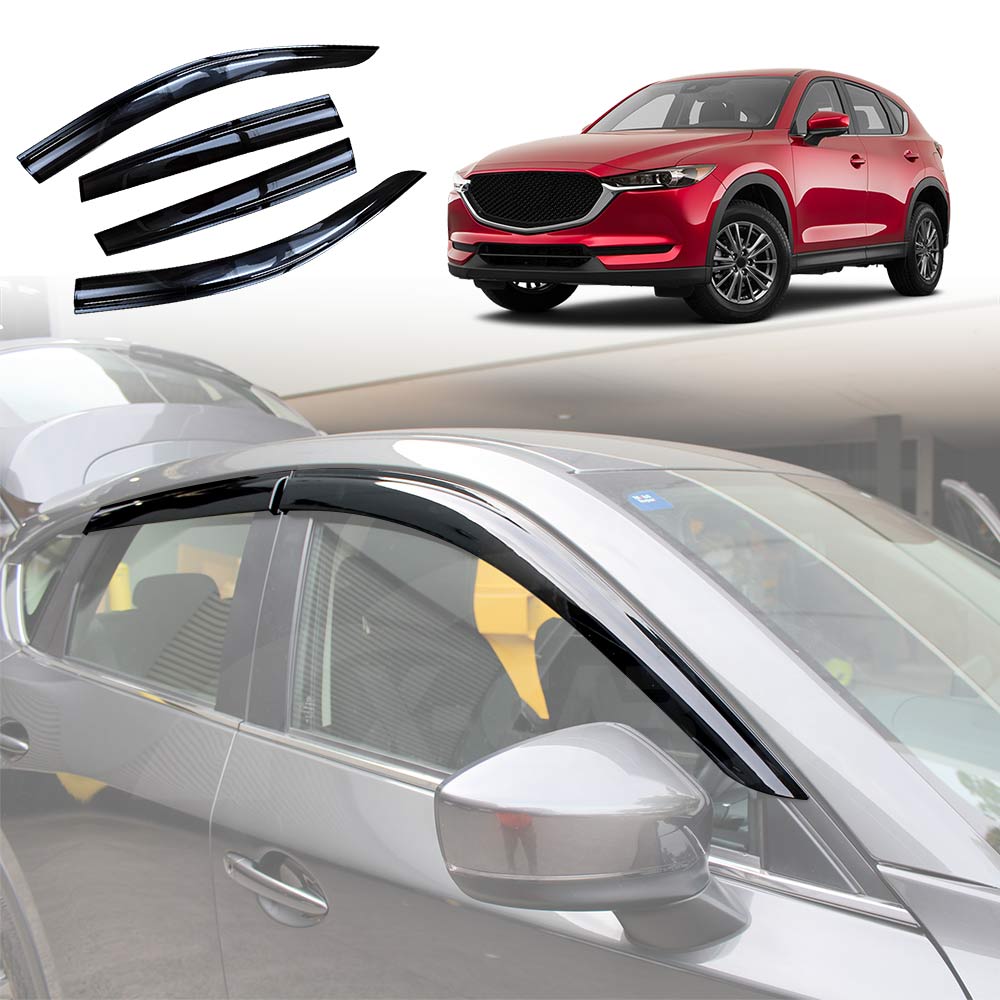 Coche de la ventana Visor CX-5 Mazda CX5 2012-2016 El clima de accesorios  de ventilación de la puerta lateral Escudos deflectores de viento Visor -  China Protecciones de tiempo, CX5