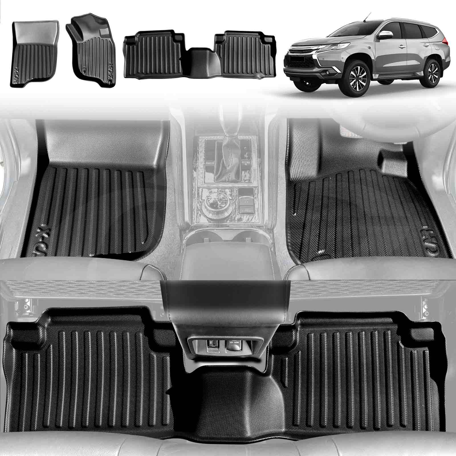 Floor Mats for Mitsubishi Pajero Sport 20152023 Accessories XCAR