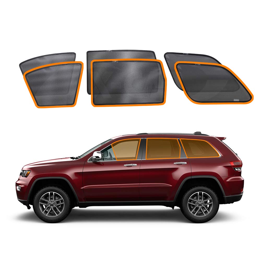 Jeep Grand Cherokee Window Tint Pre-Cut Window Tint Film For Jeep Grand Cherokee 2011-2021 – All Sides, Multiple Shades, Heat Rejection Clear Window Tint - Foto 7