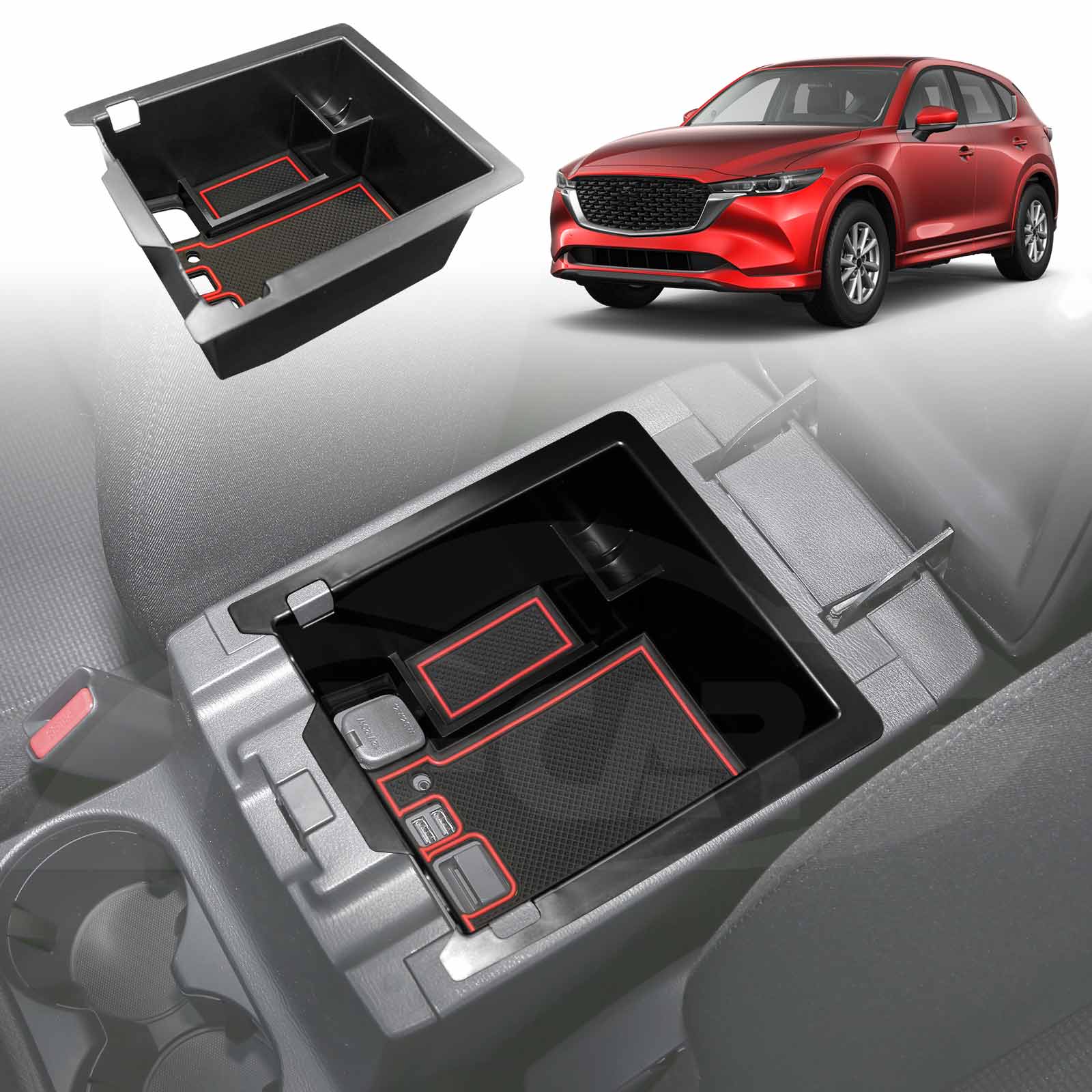 Eamily 4 Stks Auto Buitendorpel Kick Platen Protector Accessoires voor Mazda CX5 CX-5 Scuff Guard Drempel Welkom Pedaal Strip Cover, Rvs Styling Decoratie (2013-2016
