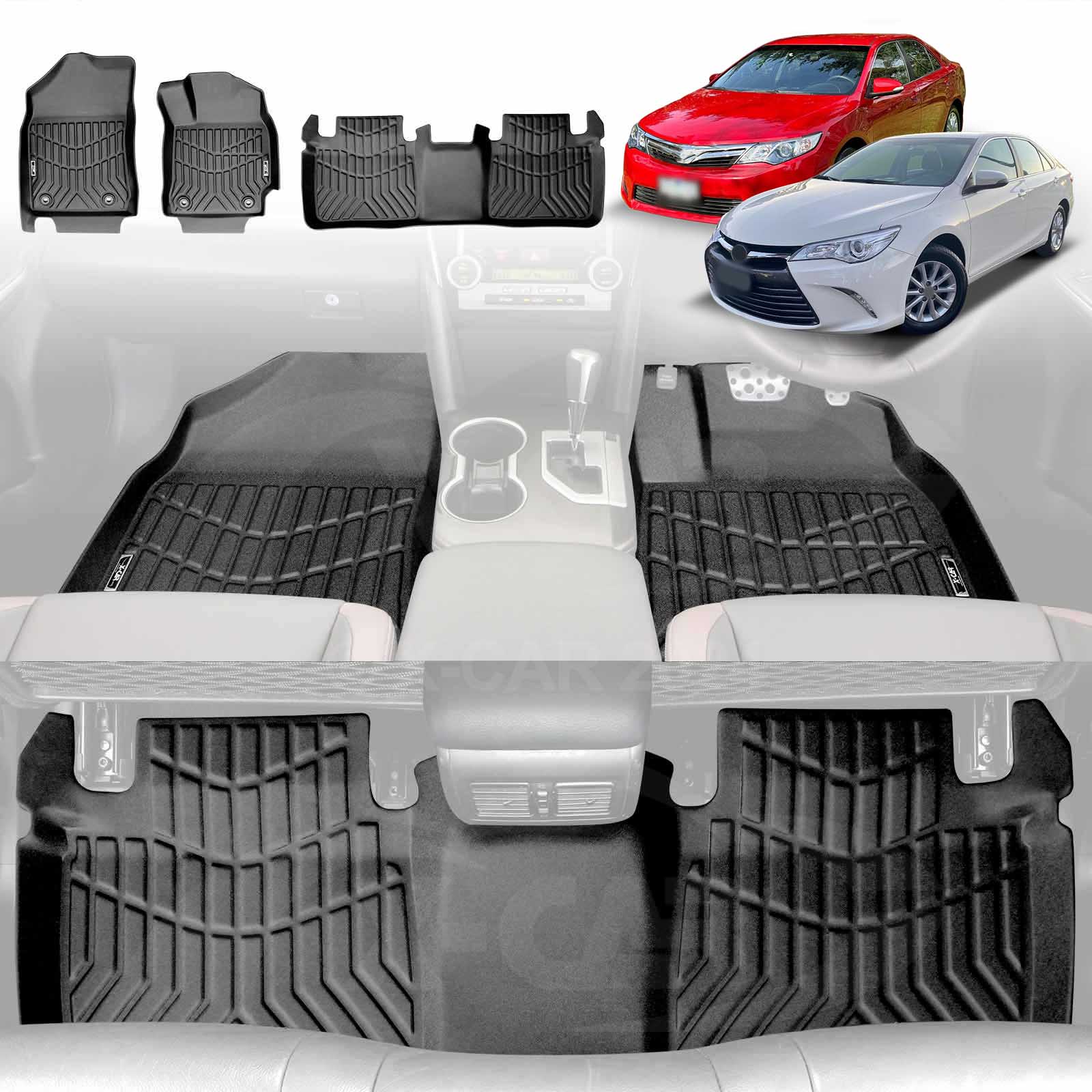 VIWIK TPE All-Weather Floor Mats & Cargo Liners For Toyota Camry 2012-2017 (Black)