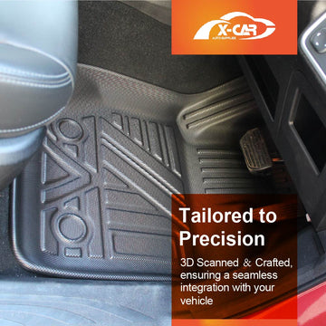 3D Front Floor Mats for GWM Cannon Single Cab 2025-Onwards Heavy Duty All Weather Car Mats Carpet Liner Set - 0