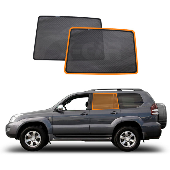 Window Sun Shades for Toyota LandCruiser Prado 120 Series 2003-2009