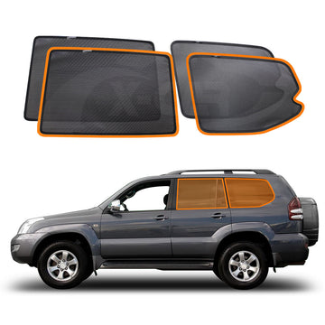 Window Sun Shades for Toyota LandCruiser Prado 120 Series 2003-2009