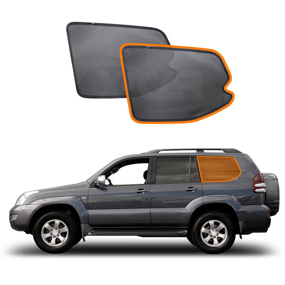 Window Sun Shades for Toyota LandCruiser Prado 120 Series 2003-2009