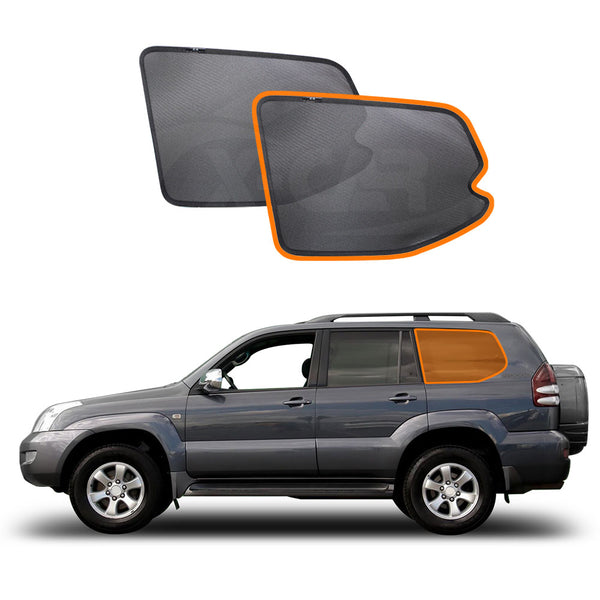 Magnetic Window Sun Shade for Toyota LandCruiser Prado 120 Series 2003-2009