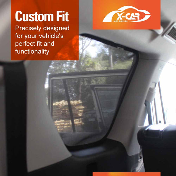 Window Sun Shades for Toyota Prado 150 Series 2009-2024 Rear Windscreen Shade