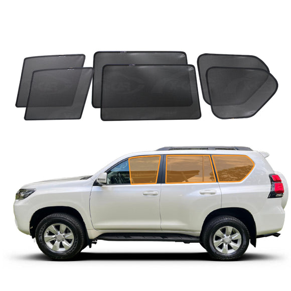 Window Sun Shades for Toyota Prado 150 Series 2009-2024 Rear Windscreen Shade