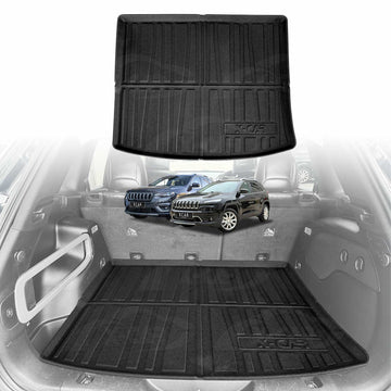 Boot Liner for Jeep Cherokee 2014-2022 All Weather Car Mats