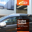 Weathershields for Mitsubishi Pajero Sport 2015-2025 Car Weather Shields Wind Deflectors Sun Visors-6