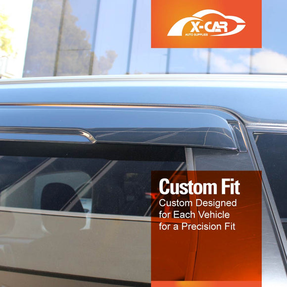 Weathershields for Mitsubishi Pajero Sport 2015-2025 Car Weather Shields Wind Deflectors Sun Visors