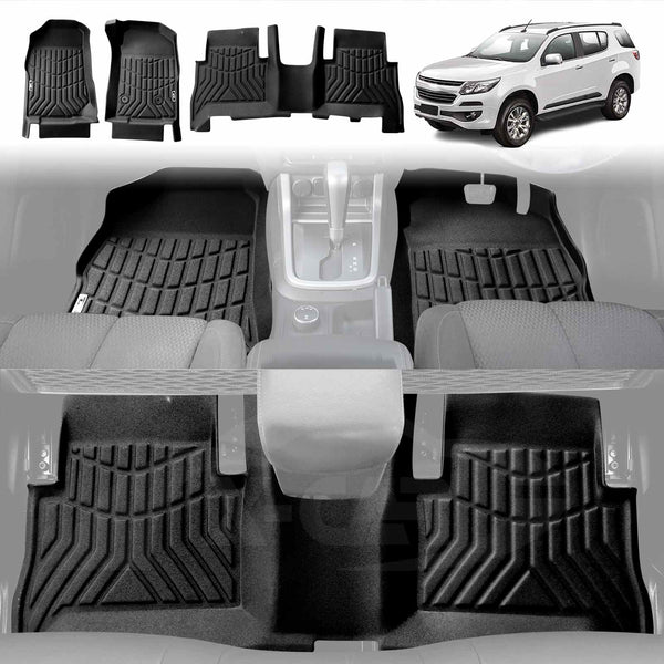 3D All-Weather Floor Mats for Holden Trailblazer 2016-2022