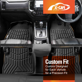 3D Floor Mats for Holden Colorado Dual Cab 2012-2020 All-Weather Car Liners - 0