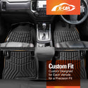 3D Floor Mats for Holden Colorado Dual Cab 2012-2020 All-Weather Car Liners