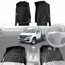 3D Floor Mats for Holden Colorado Single Cab 2012-2020 All-Weather Car Liners-1