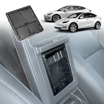 Armrest Hidden Storage Box for Tesla Model 3 Model Y