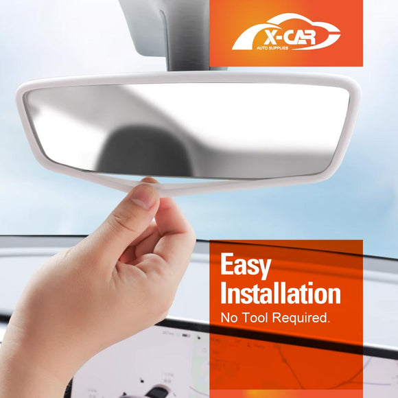 Tesla Model 3 Highland Screen Protector Rearview Mirror Frame Protection Silicone Cover 2023-Onwards