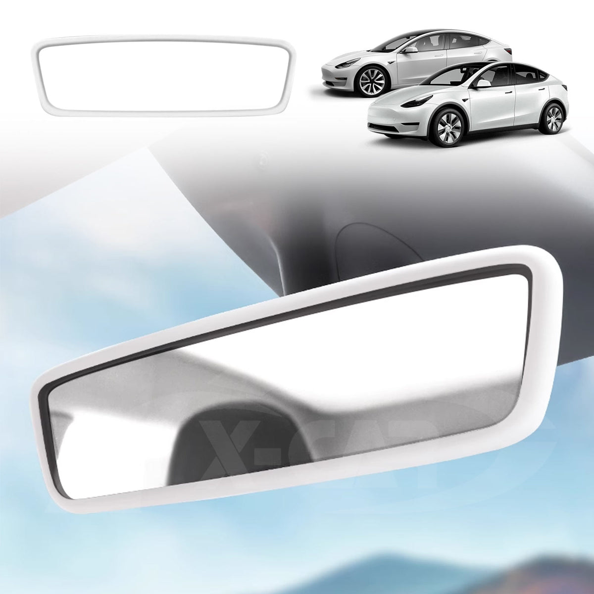 Mirror Frame Protection Tesla Model 3 / Y Screen Protector Rearview Mirror Frame Protection Si ...