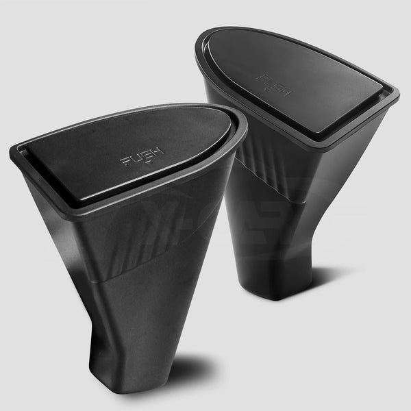 Tesla Model Y 2021-2024 Front Door Side Trash Can with Lid Storage Bin Set of 2