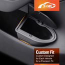 Tesla Model Y 2021-2025 Front Door Side Trash Can with Lid Storage Bin Set of 2-2