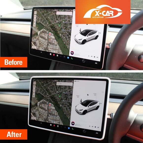 Tesla Model 3 / Y Screen Protector Rearview Mirror Frame Protection Silicone Cover