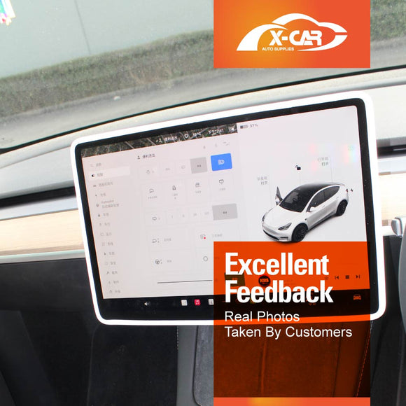 Tesla Model 3 Highland Screen Protector Rearview Mirror Frame Protection Silicone Cover 2023-Onwards