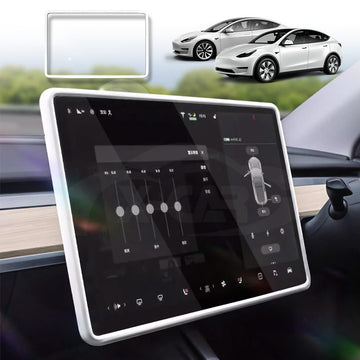 Tesla Model 3 / Y Screen Protector Rearview Mirror Frame Protection Silicone Cover - 0