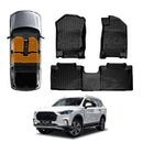 3D Floor Mats for LDV D90 2017-2024 All-Weather Car Liners-15