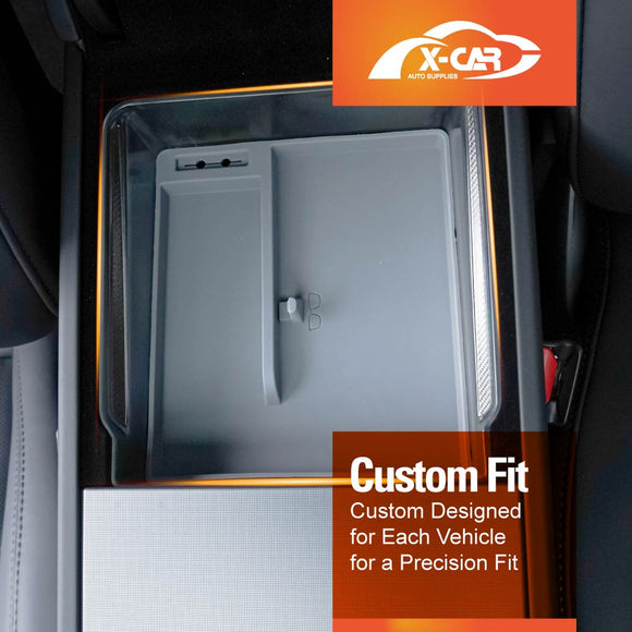 Tesla Model Y Juniper Centre Console Organizer Tray Storage Container with Silicone Mat 2025-Onwards