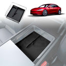 Tesla Model 3 Highland 2023-Onwards Centre Console Organizer Tray Storage Container with Silicone Mat-16