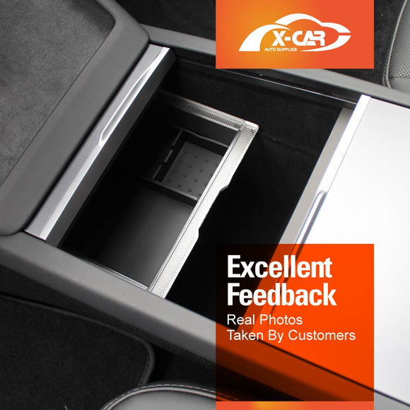 Tesla Model 3 Highland 2023-Onwards Centre Console Organizer Tray Storage Container with Silicone Mat