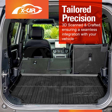 Boot Liner/ Back Seat Protector For Land Rover Defender L663 110 5 Seater 2020-Onwards Heavy Duty Car Mat - 0