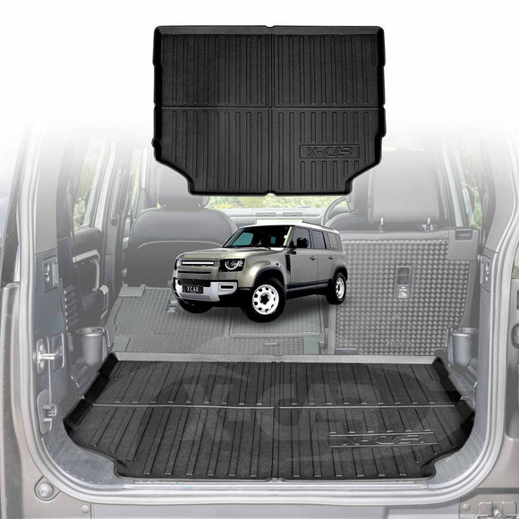 Boot Liner/ Back Seat Protector For Land Rover Defender L663 110 5 Seater 2020-Onwards Heavy Duty Car Mat