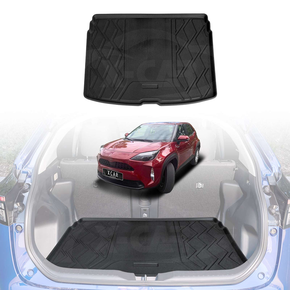 Boot Liner for Toyota Yaris Cross 2020-Onwards Cargo Trunk Mat | X-CAR