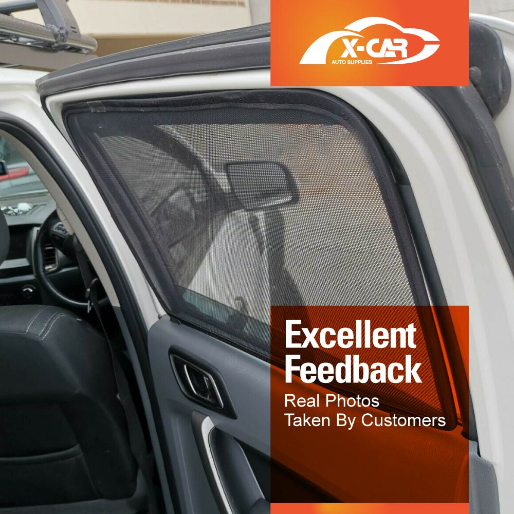 Ford Ranger PX1 PX2 PX3 2011-2022 Window Sun Shades | X-CAR