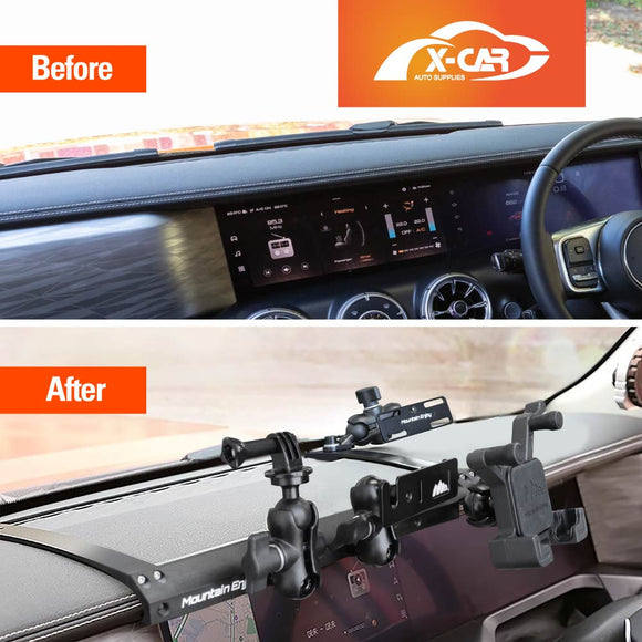 Aluminium Dash Integrated Bracket Multi-function Mount Holder for GWM Tank 300 2023-2025