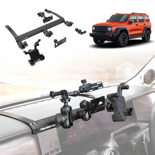 Aluminium Dash Integrated Bracket Multi-function Mount Holder for GWM Tank 300