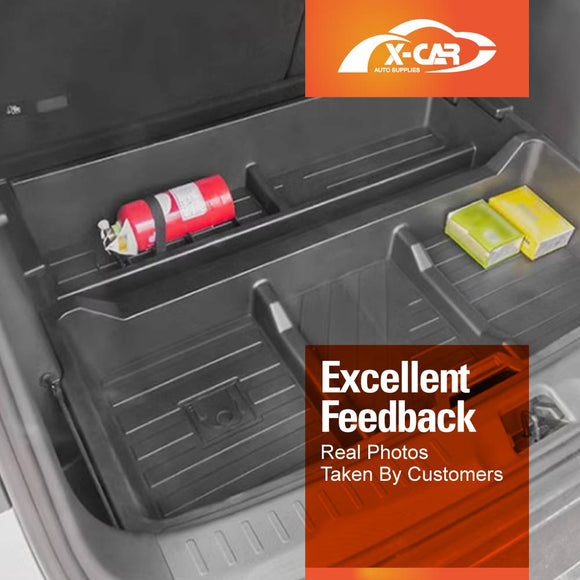 BYD Atto 3 2022-2025 Car Rear Trunk Storage Box Cargo Organiser Tray Accessories
