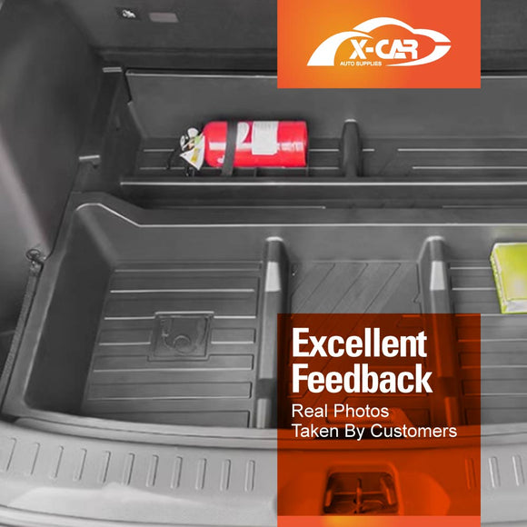 BYD Atto 3 2022-2025 Car Rear Trunk Storage Box Cargo Organiser Tray Accessories