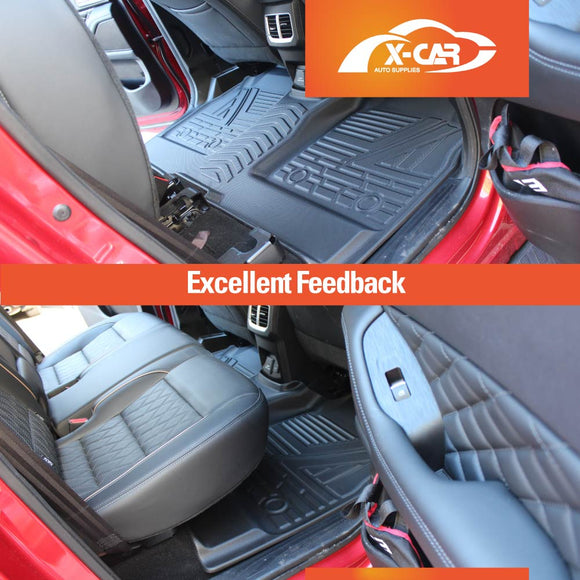 3D Floor Mats for GWM Cannon Ultra/Lux/Vanta/XSR/Cannon-X 2021-Onwards All-Weather Liners