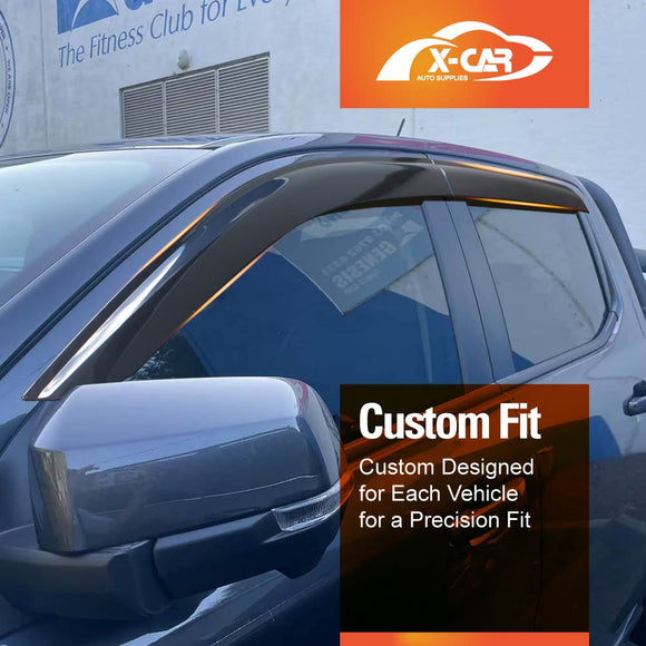 WeatherShields for Ford NEXT-GEN Ranger Dual Cab MY22 2022-Onwards