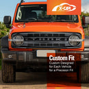 Front Bumper Grille with Led Light for GWM Tank 300 2023-2025 Mesh Frame Exterior-3