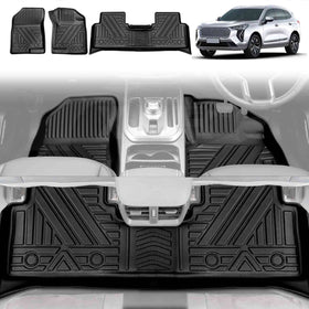 3D Floor Mats for GWM Haval Jolion 2021-Onwards All-Weather Liners