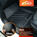 3D Floor Mats for GWM Haval Jolion 2021-Onwards All-Weather Liners-9