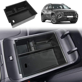 Armrest Organizer Tray for Hyundai Tucson 2021-2024 Storage Box