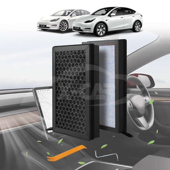 Tesla Model 3 Y Cabin Air Filter HEPA Activated Carbon Charcoal Replacement