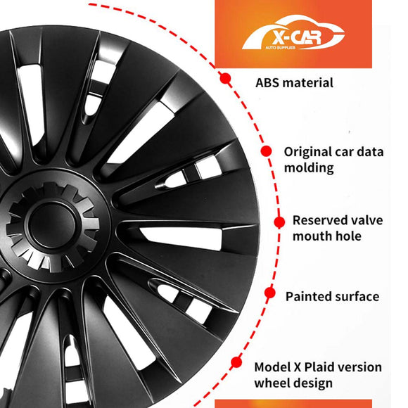 Tesla Model 3 Highland 18'' Wheel Protector Cover Hub Caps 2023-Onwards