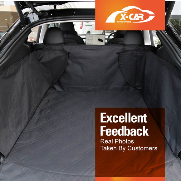 Tesla Model Y 2022-2025 Rear Trunk Cargo Liner Pet Dog Mat Rear Seat Back Cover
