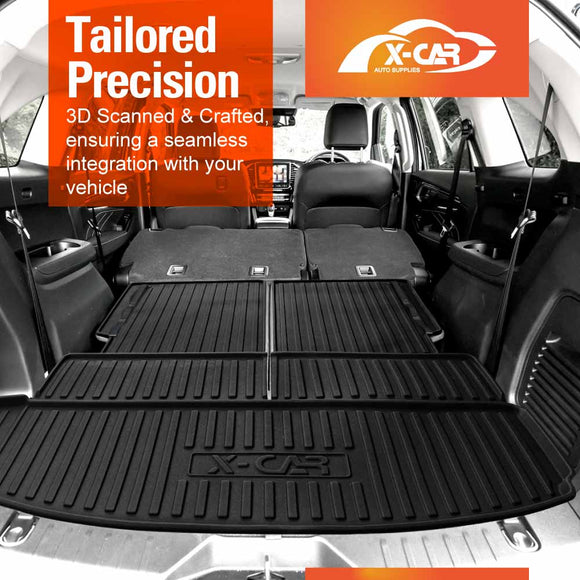 Boot Liner/ Back Seat Protector for Isuzu MU-X MUX 2022-Onwards All-Weather Trunk Cargo Mat