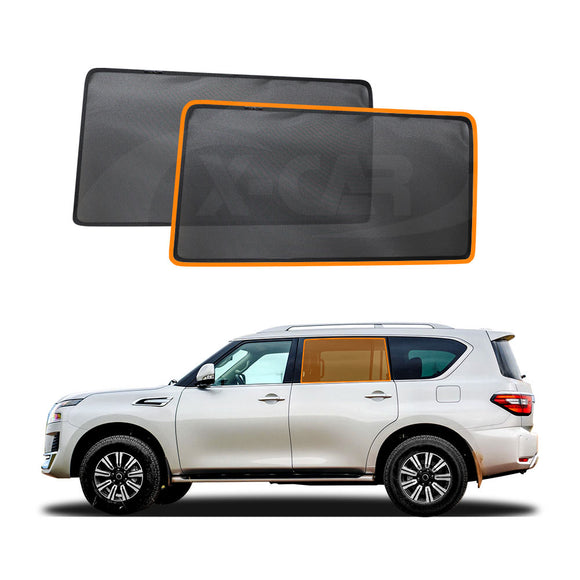 Window Sun Shades for Nissan Patrol 2012-2025 Y62 Series Rear Windscreen Blind Mesh